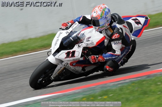 2010-05-08 Monza 2290 Ascari - Superbike - Free Practice - Troy Corser - BMW S1000 RR
